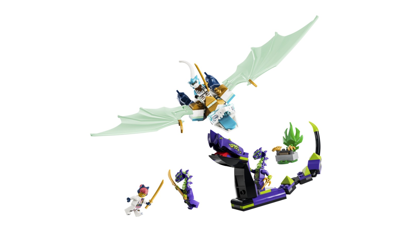 LEGO 71865 Ninjago Zane's Ice Dragon Battle