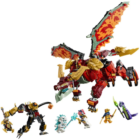 LEGO 71868 Ninjago Wyldfyre's Transforming Dragon Mech