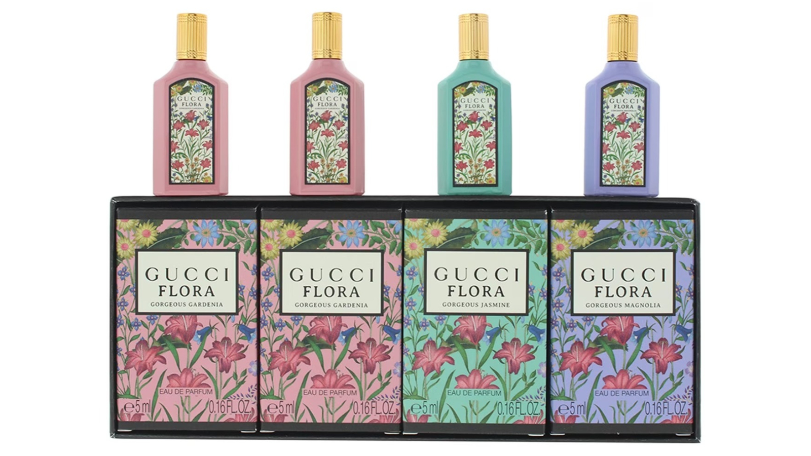 Gucci 4 Piece Flora Mini EDP Set - 5ml | Harvey Norman
