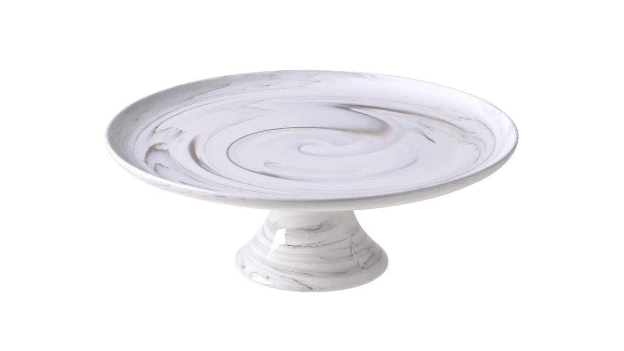 Stanley Rogers 30cm Sorrento Footed Cake Stand - White