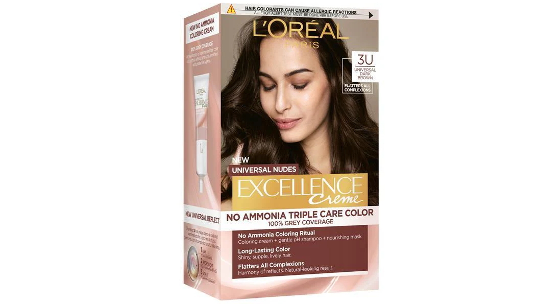 L'Oreal Excellence Creme Nude Hair Colour - 3U Universal Dark Brown