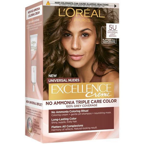 Loreal Excellence Crème Nude - 5U Universal Light Brown
