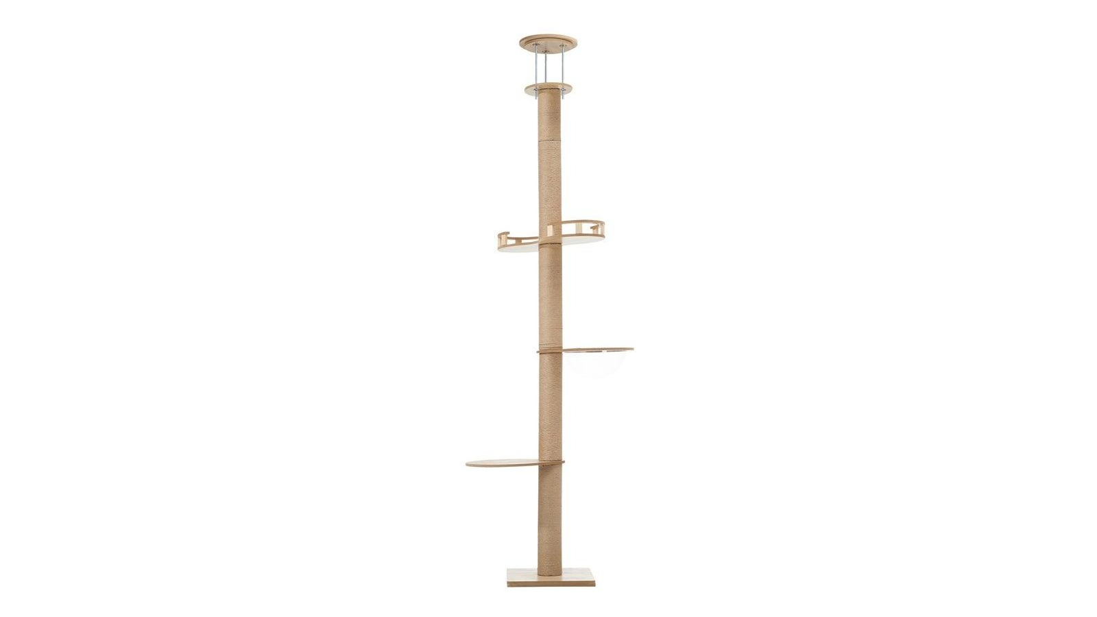 Alopet 10cm Cat Tree Wood Tower Thick Post Scratcher Floor to Ceiling