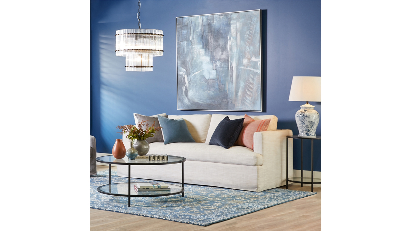 Cafe Lighting & Living Sea Change Oil On Canvas Painting