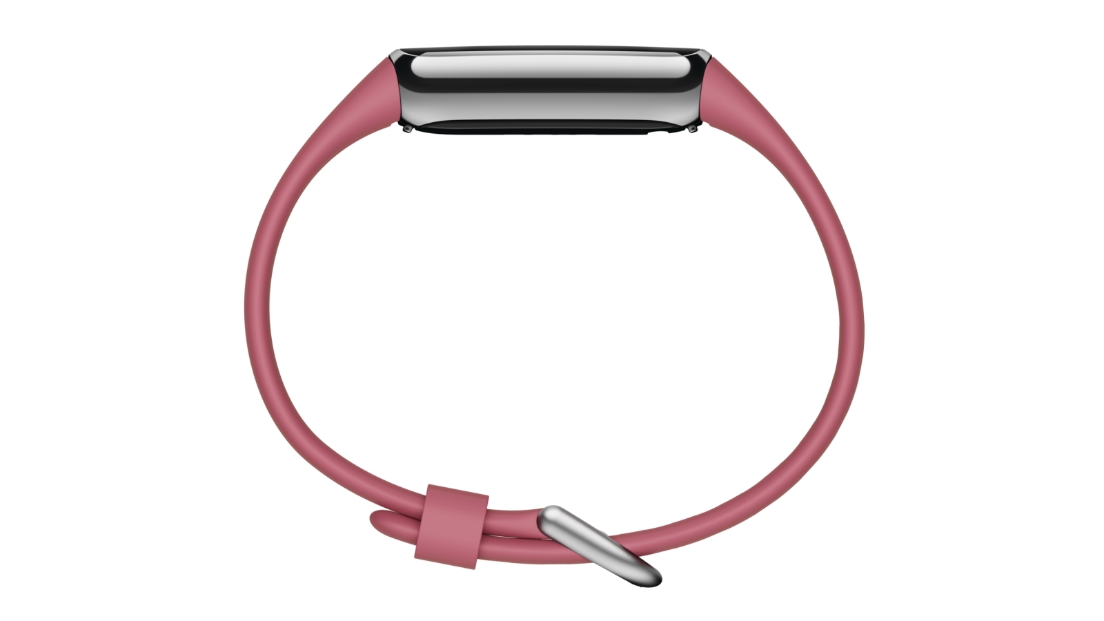 Fitbit Luxe Fitness & Wellness Tracker Orchid/Platinum Stainless
