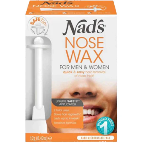 Nads 12g Hair Removal Nose Wax for Men and Women