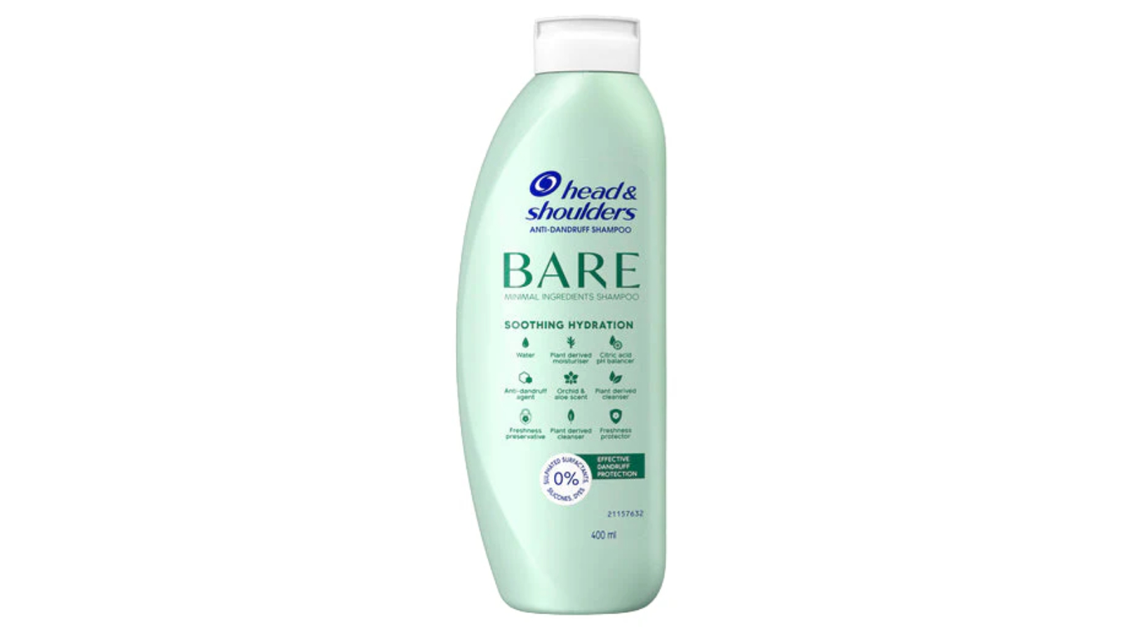 Head and Shoulders 400ml Bare Soothing Anti-Dandruff Shampoo