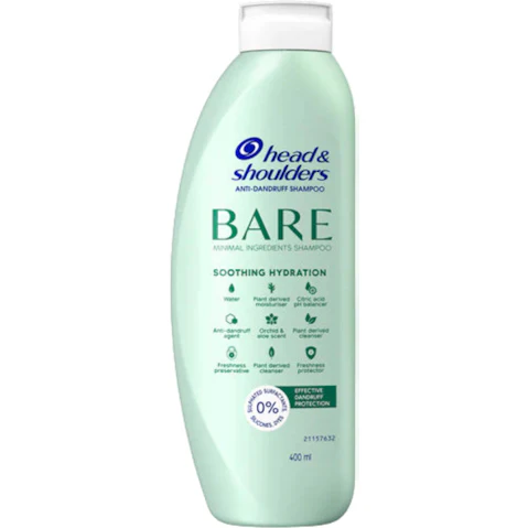 Head and Shoulders 400ml Bare Soothing Anti-Dandruff Shampoo