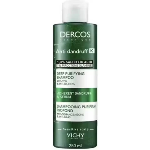 Dercos 250ml Anti-Dandruff Deep Purifying Shampoo