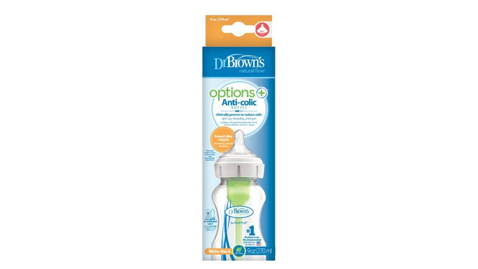 Dr.Browns 270ml Options Wide Neck Feeding Bottle