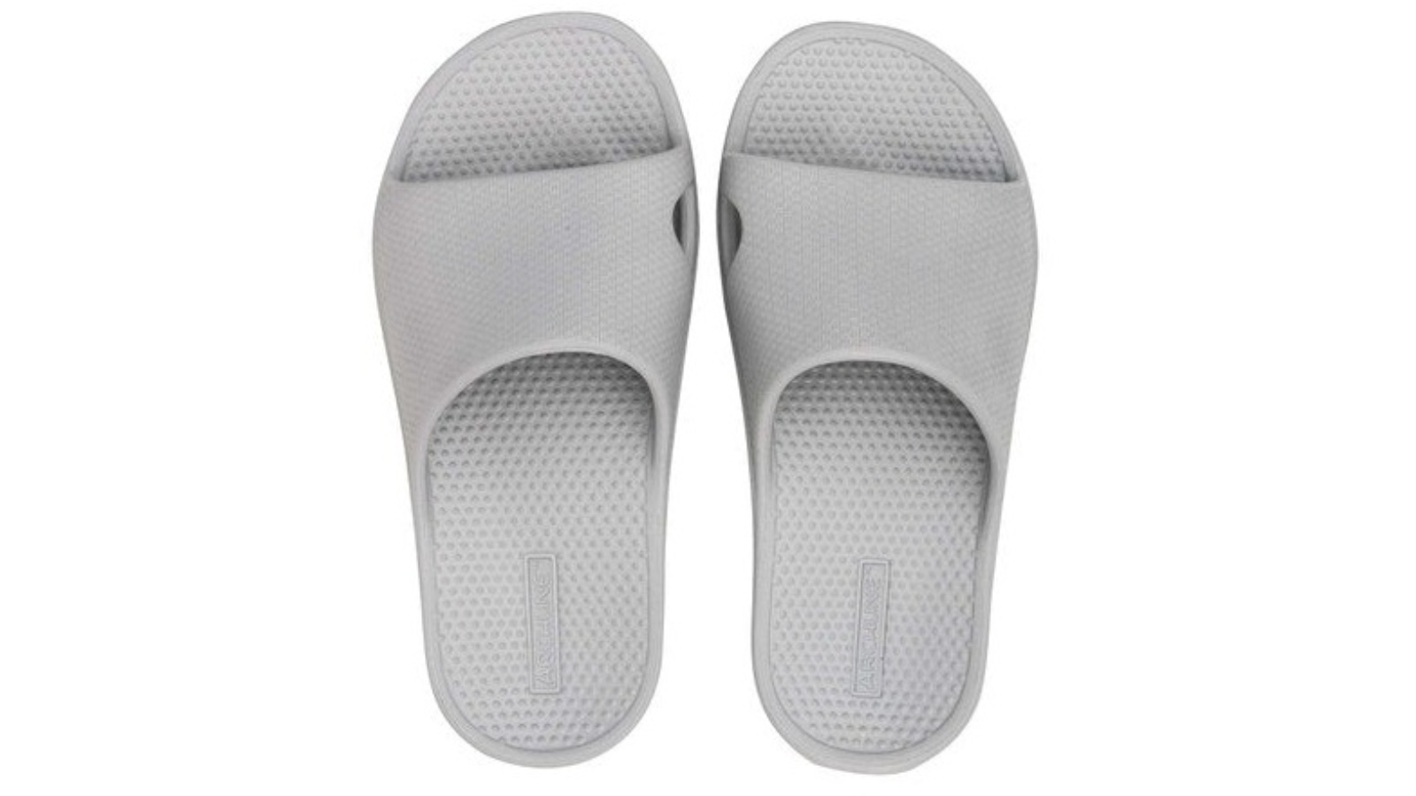 Archline Stone Grey Rebound Orthotic Slide - Size 41