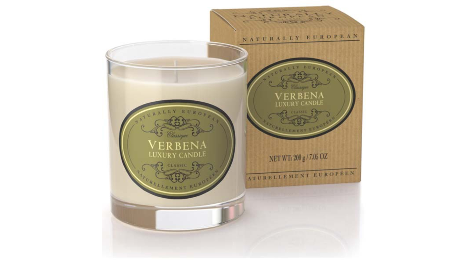 Naturally European 180g Verbena Candle