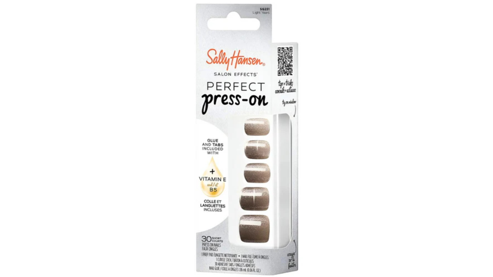 Sally Hansen Salon Effects Perfect Press-On Light Year
