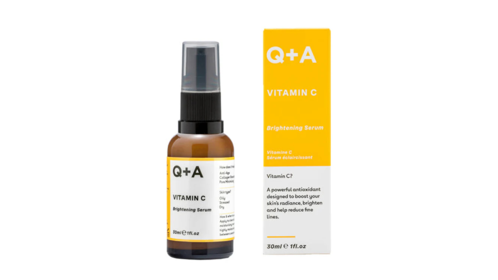 Q+A 30ml Vitamin C Brightening Serum