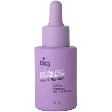 Le Tan 30ml Gradual Face Tanning Night Repair Serum