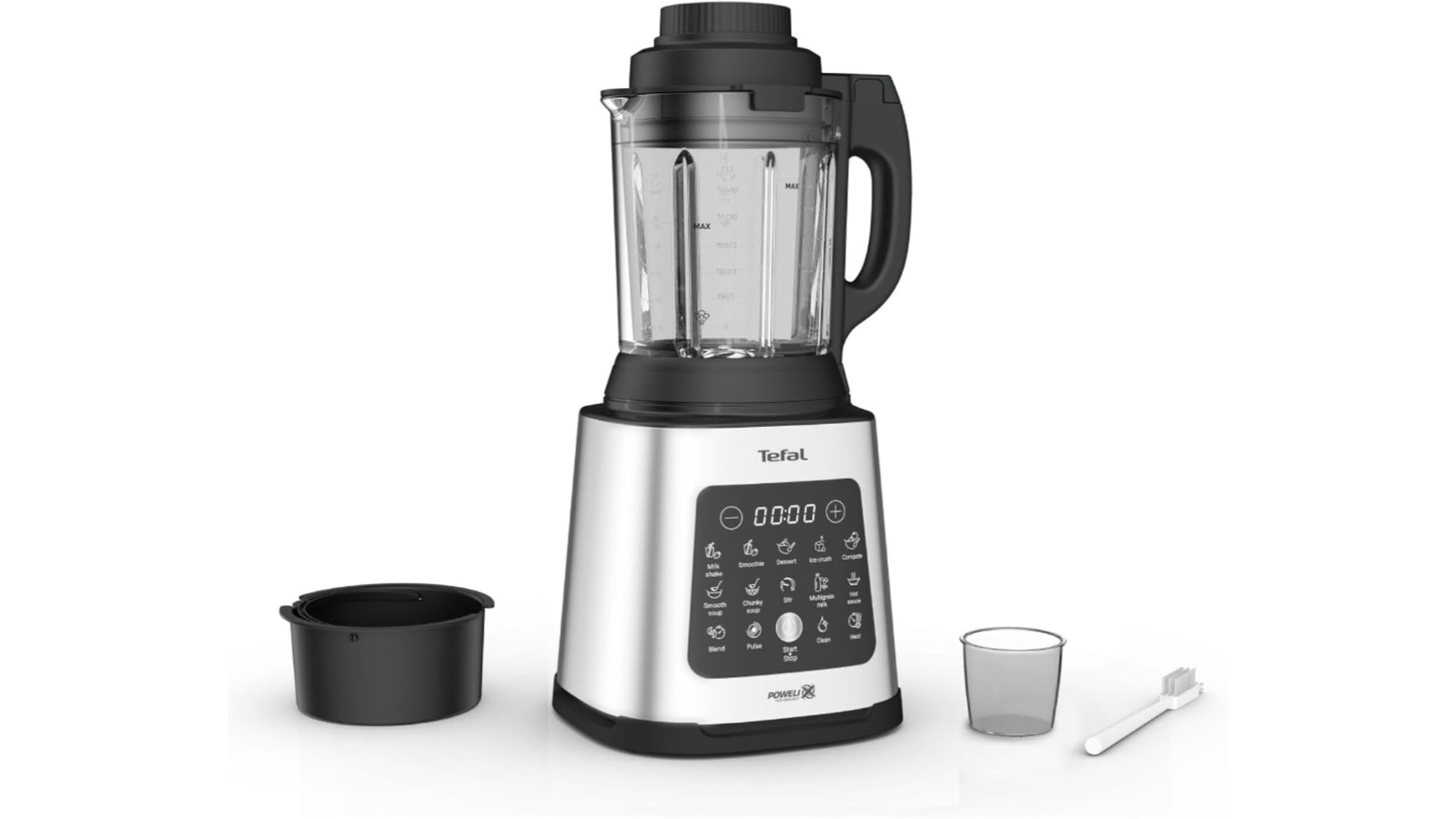 Tefal Perfect Mix Cook Hot & Cold Blender - Stainless Steel/Black ...