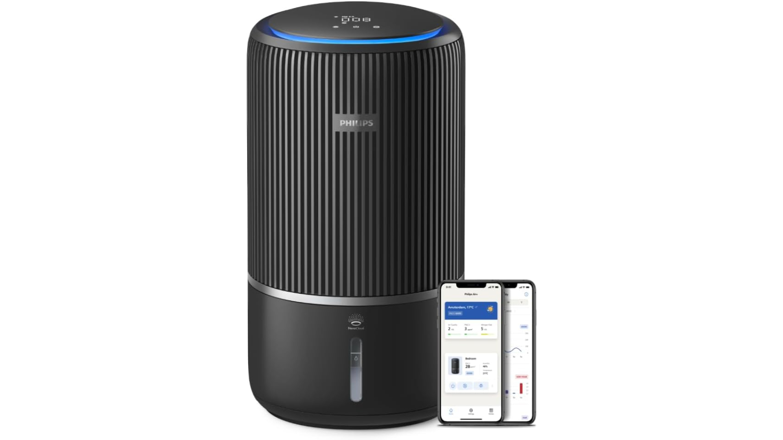 Philips 3400 Series 2-in-1 Air Purifier and Humidifier - Black