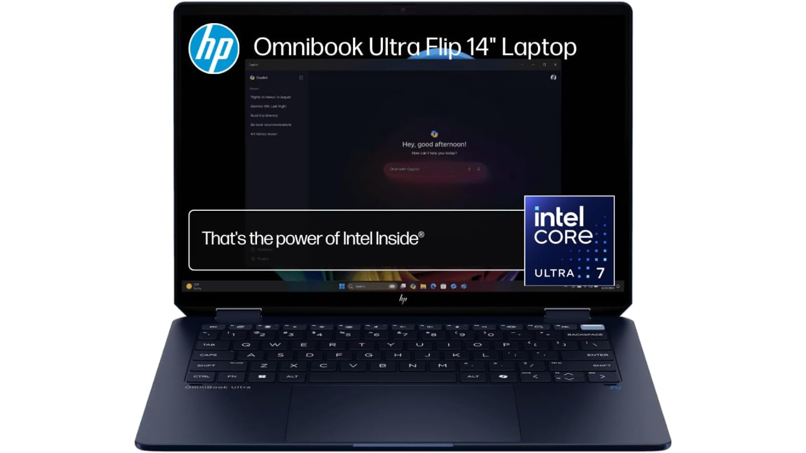 HP OmniBook X Flip 14 14-inch Intel Core Ultra 7-256V/16GB/512GB SSD Next Gen AI CoPilot+ PC 2-in-1 Laptop