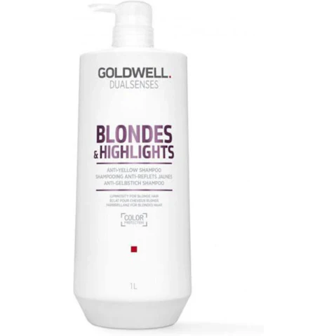 Goldwell Dualsenses 1 Litre Blondes Highlights Anti-Yellow Shampoo