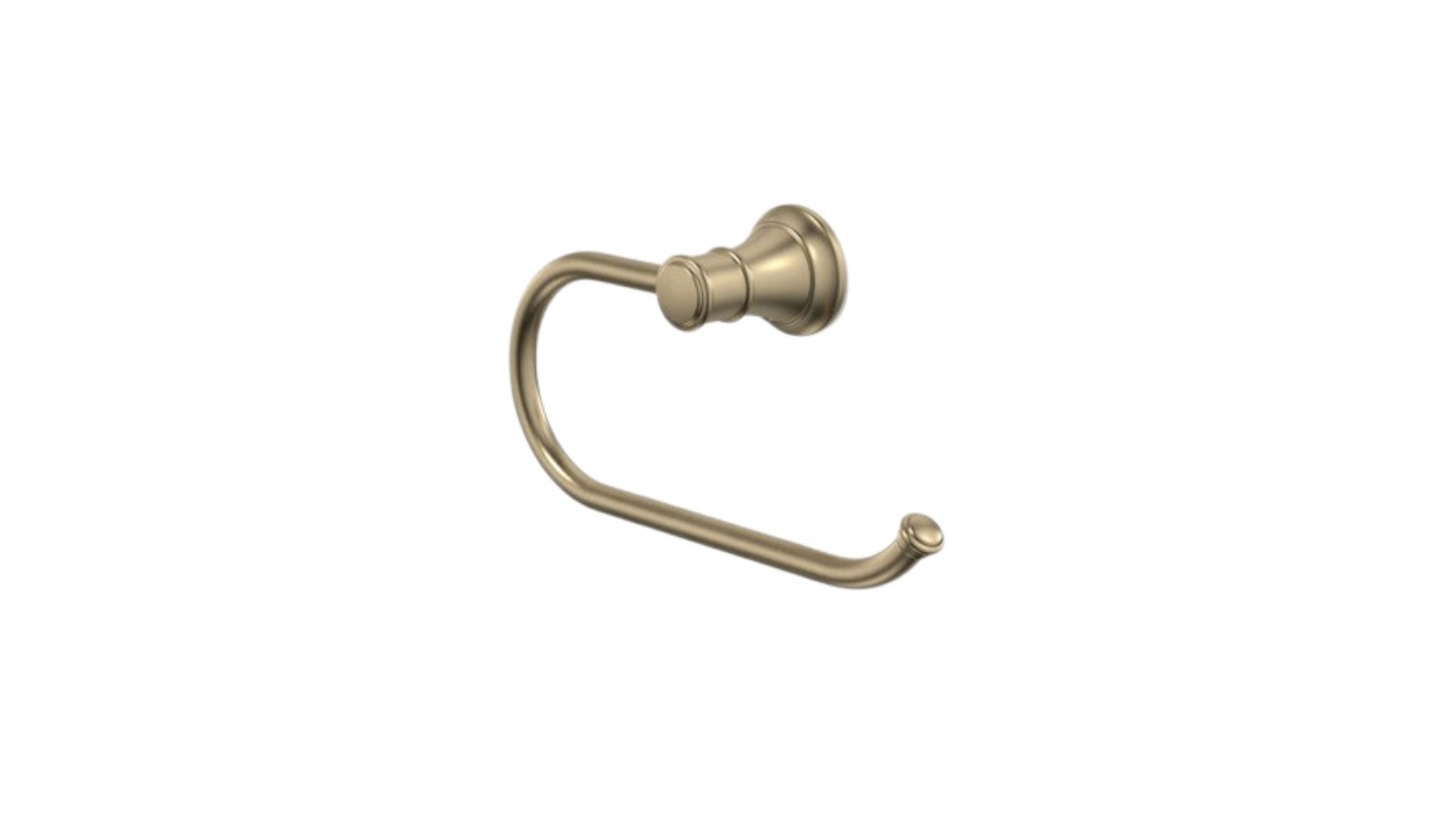 Caroma Riviere Toilet Roll Holder - Brushed Brass