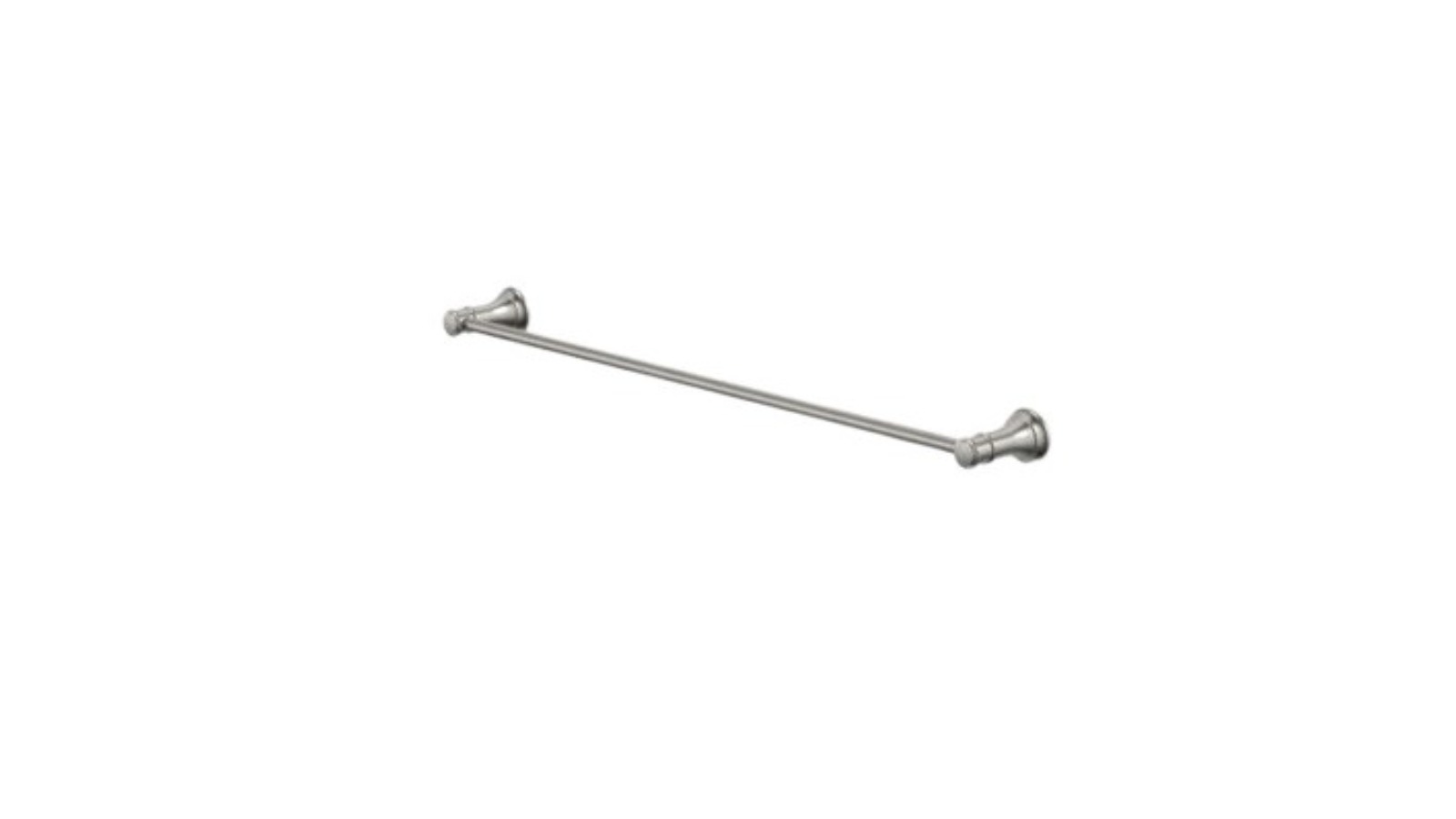 Caroma Riviere 600mm Single Towel Rail - Brushed Nickel