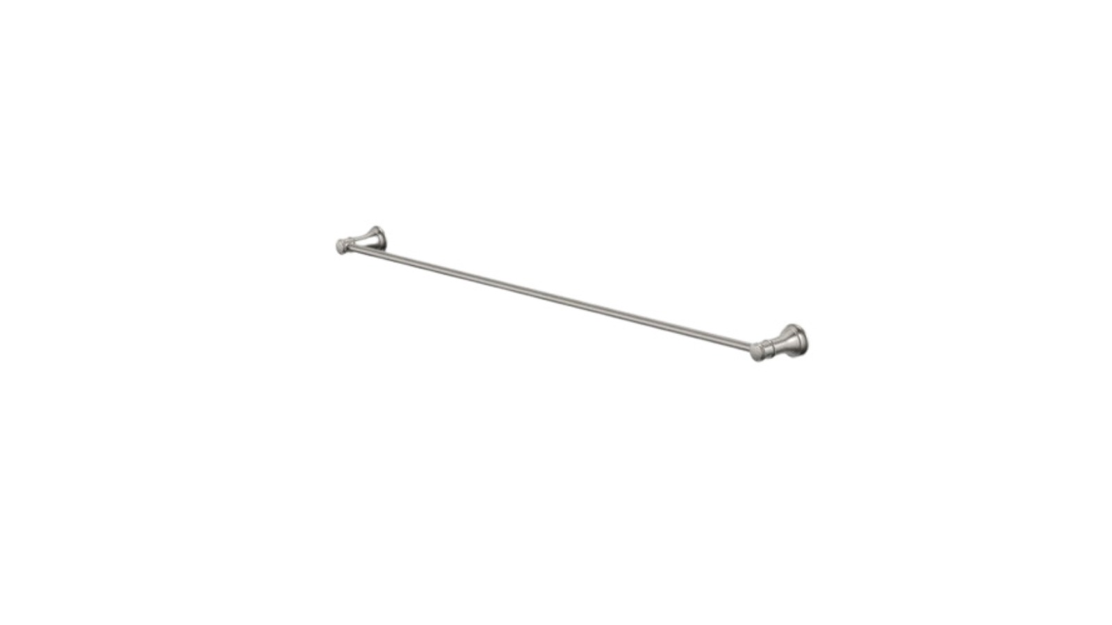Caroma Riviere 800mm Single Towel Rail - Brushed Nickel