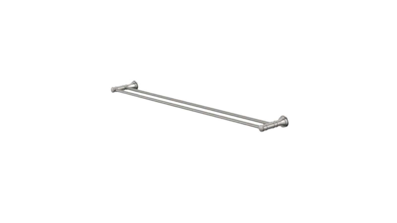 Caroma Riviere 800mm Double Towel Rail - Brushed Nickel