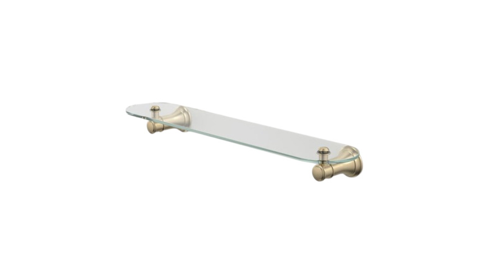 Caroma Riviere Bathroom Shelf - Brushed Brass