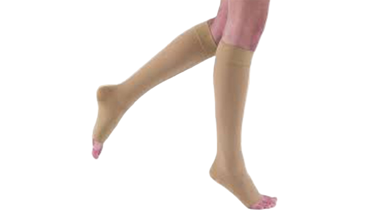 Jobst 15-20mmhg Relief Knee High Open Toe - Beige