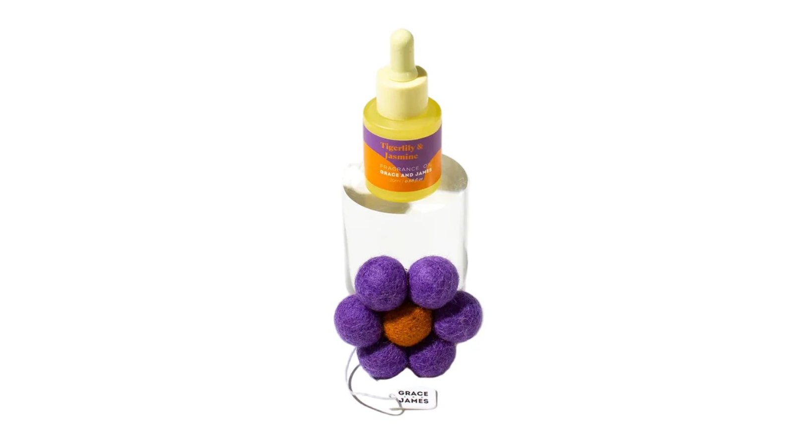 Grace and James Bloom Tiger Lily/Jasmine Felt Air Freshener