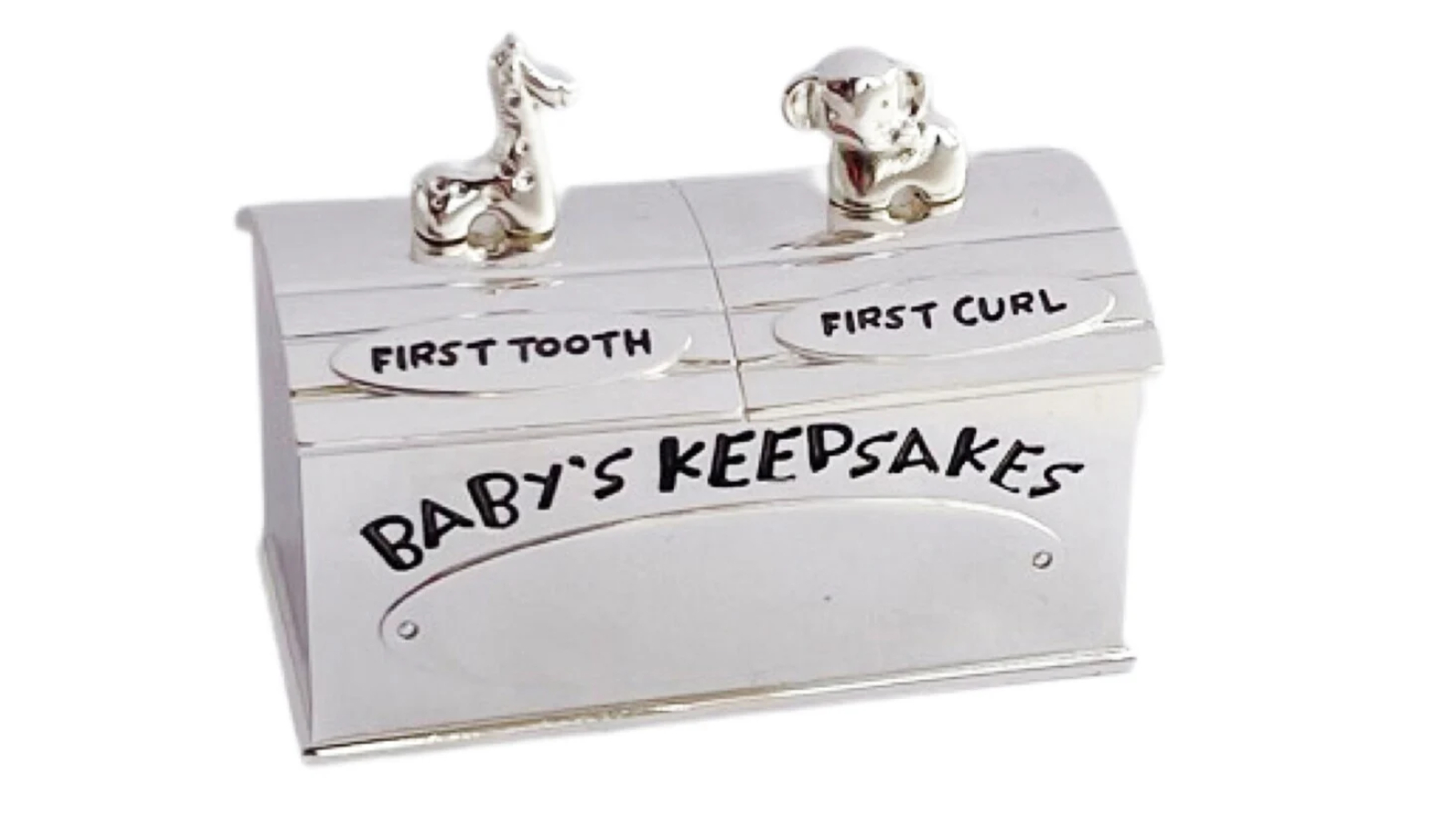 Whitehill Silver Plated Animals Russell Tooth and Curl Box