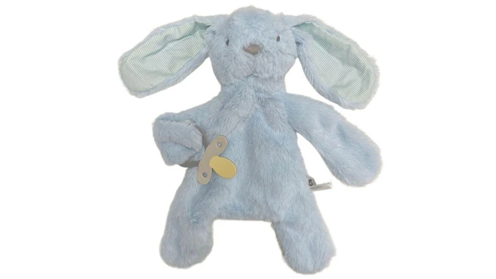 Bunny Comforter with Dummy Holder - Blue