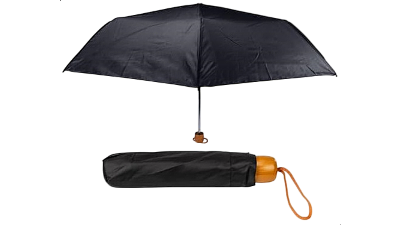 Simply for me Black Compact Travel-Friendly Umbrella