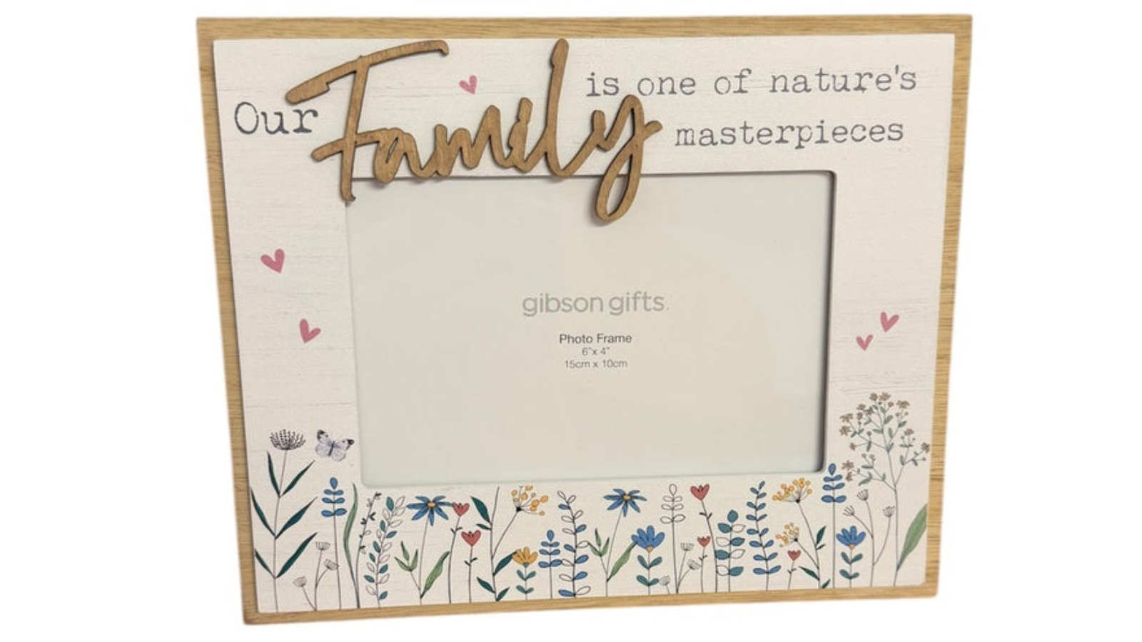 Gibson Gifts Wild Meadow Photo Frame - 6 x 4inch