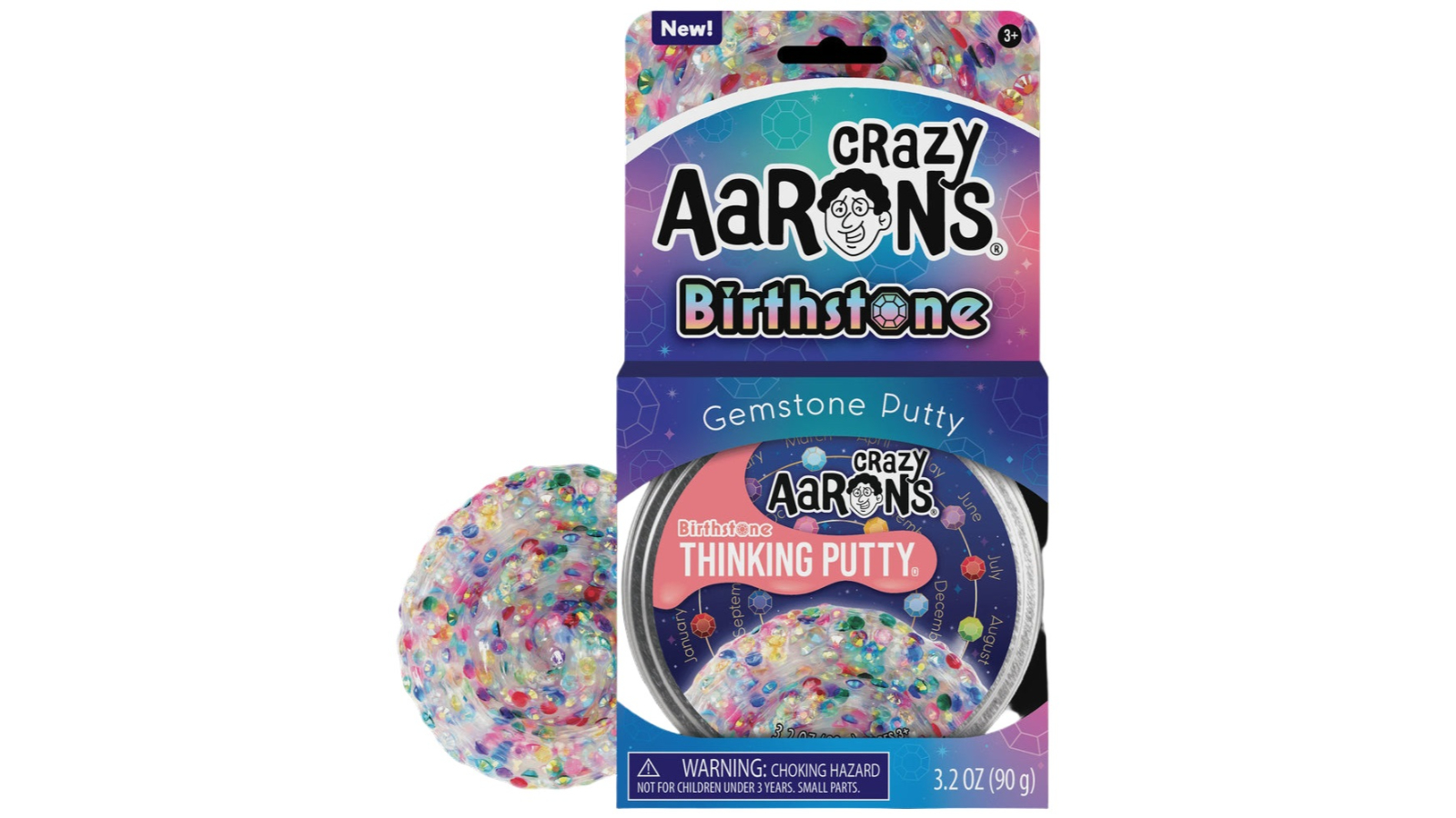 Crazy Aarons Thinking Putty Trendsetters Birthstonec