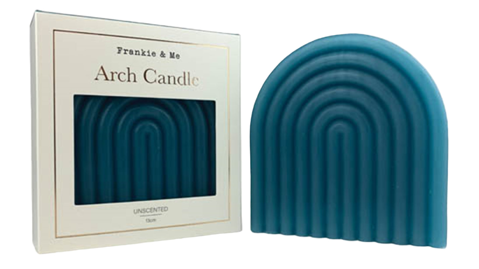Frankie and Me 15cm Candle Arch - Teal