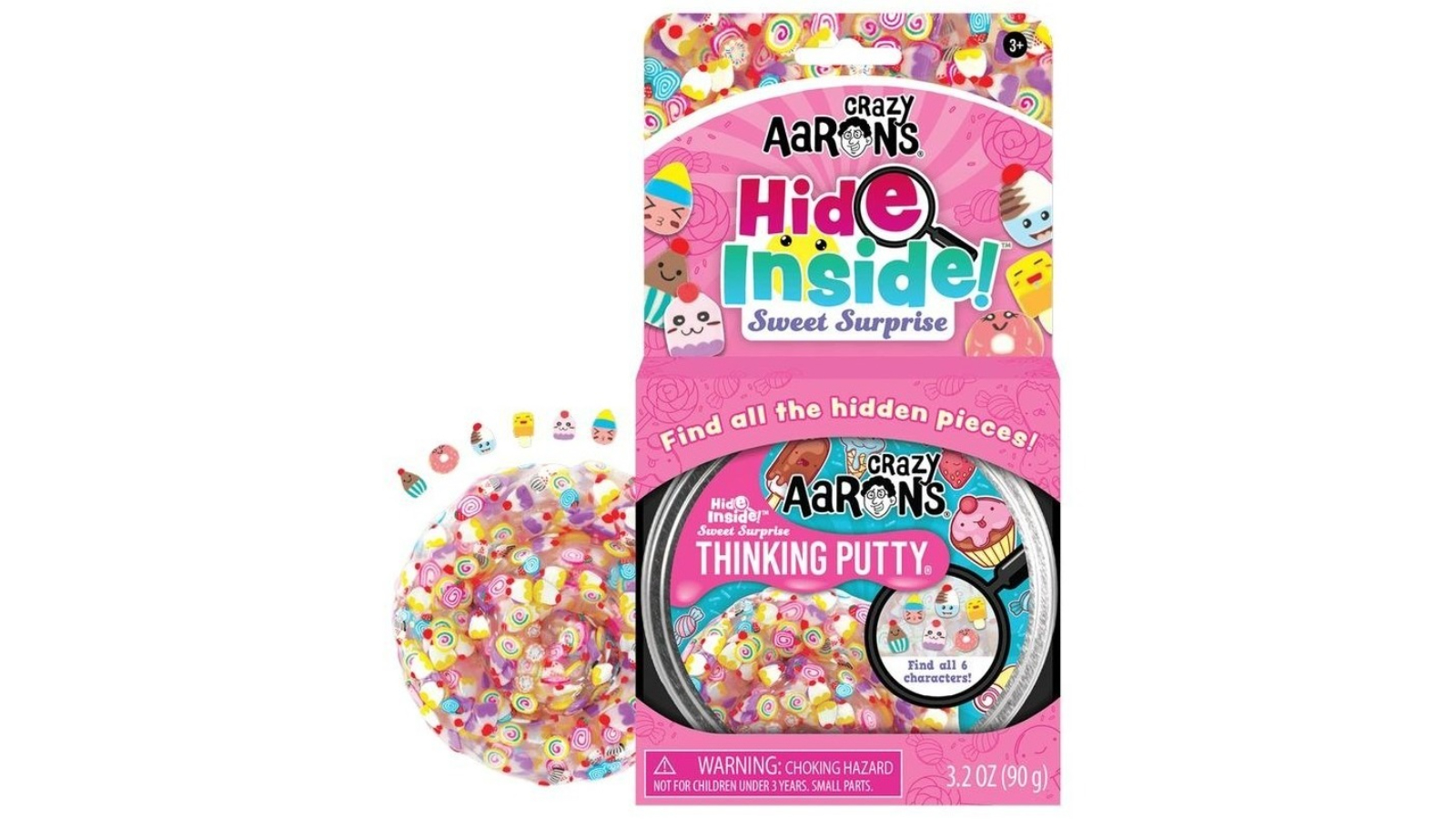 Crazy Aarons Thinking Putty Hide Inside Sweet Surprise