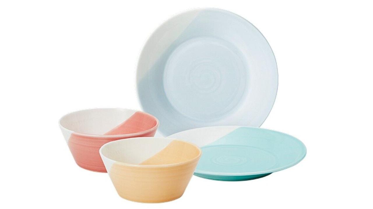 Royal Doulton Set of 4 Tapa Bowl and Plate