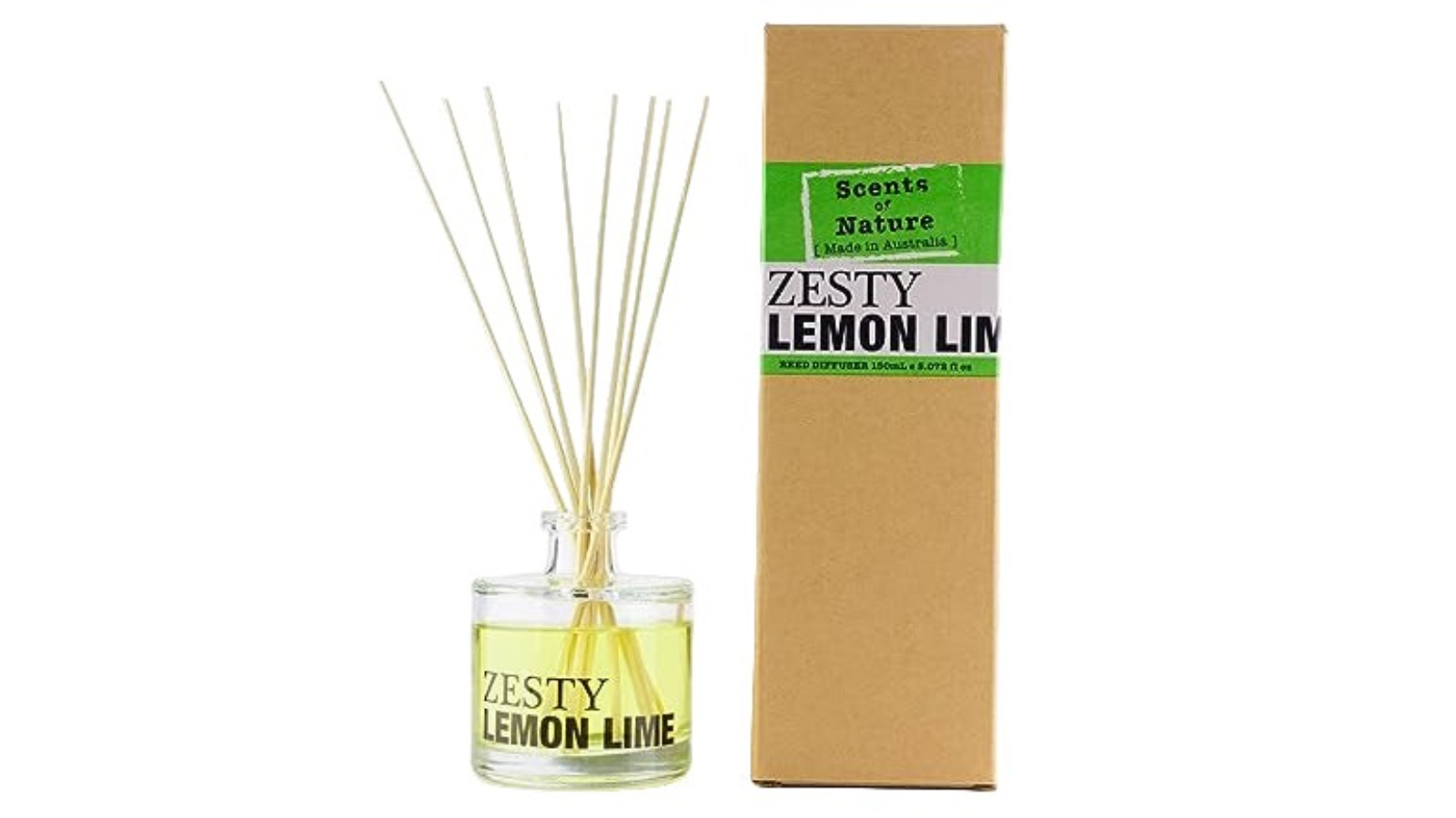 Tilley 150ml Zesty Lemon Lime Scents of Nature Reed Diffuser