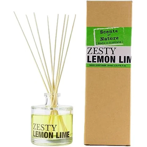 Tilley 150ml Zesty Lemon Lime Scents of Nature Reed Diffuser