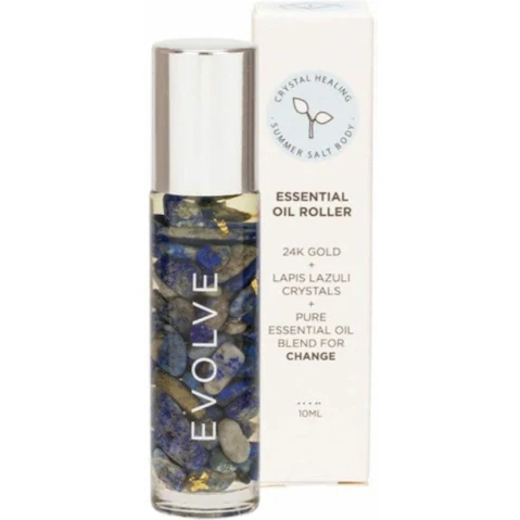Summer Salt Body 10ml Roller Evolve Lapis Lazuli Crystal Essential Oil