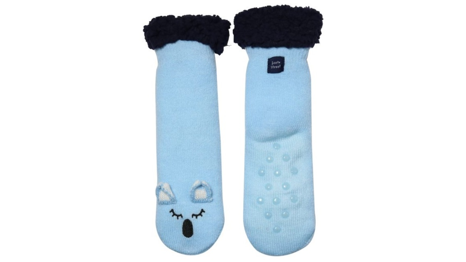 Wicked Sista Blue Koala Slipper Sock