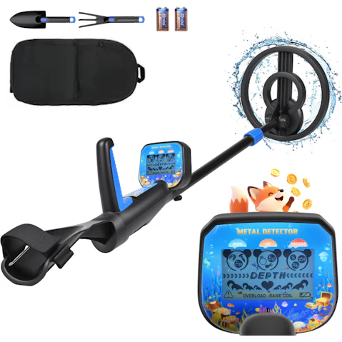 Advwin Metal Detector for Adult and Kid with 20cm Waterproof Coil and LCD Display