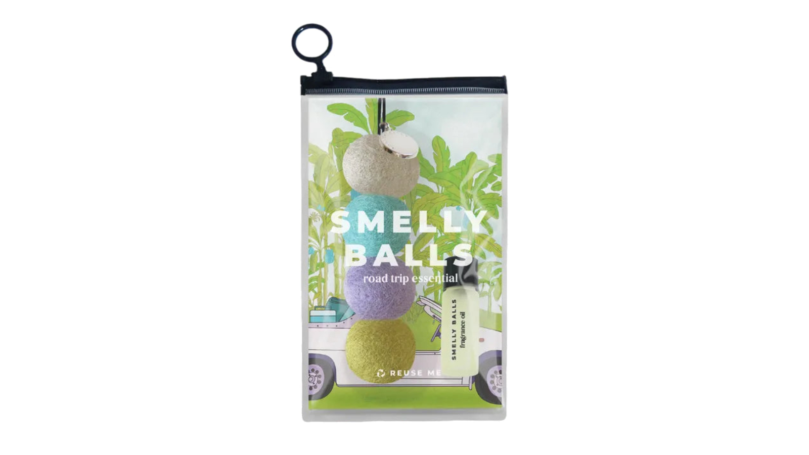 Smelly Balls Reusable Car Freshener Tropic Set Rio Fragrance
