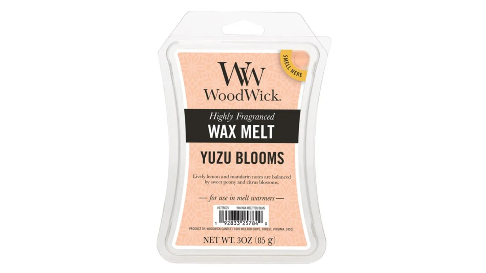 Woodwick Wax Melts Yuzu Bloom