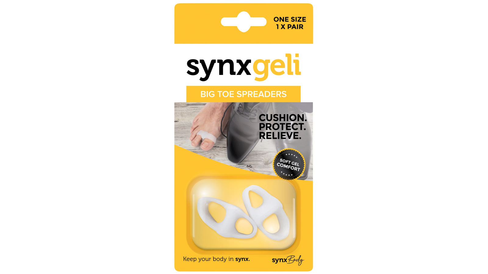 Synxgeli Big Toe Spreaders