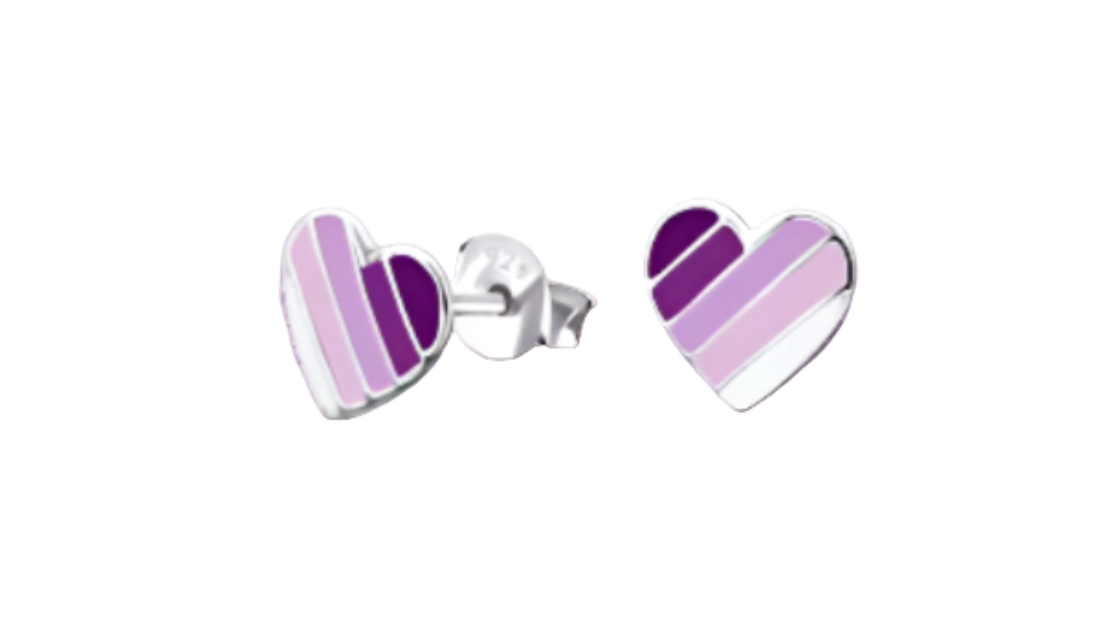 Rossan Fe4470Pur Striped Heart