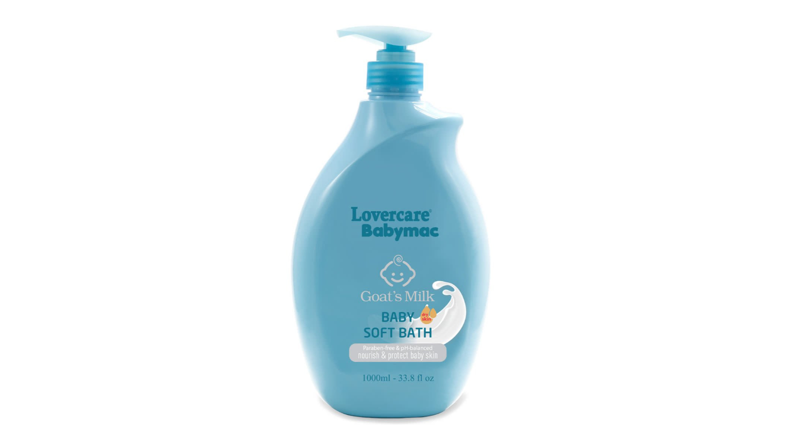 Lovercare Babymac Baby Milk Soft Bath - 1 Litre