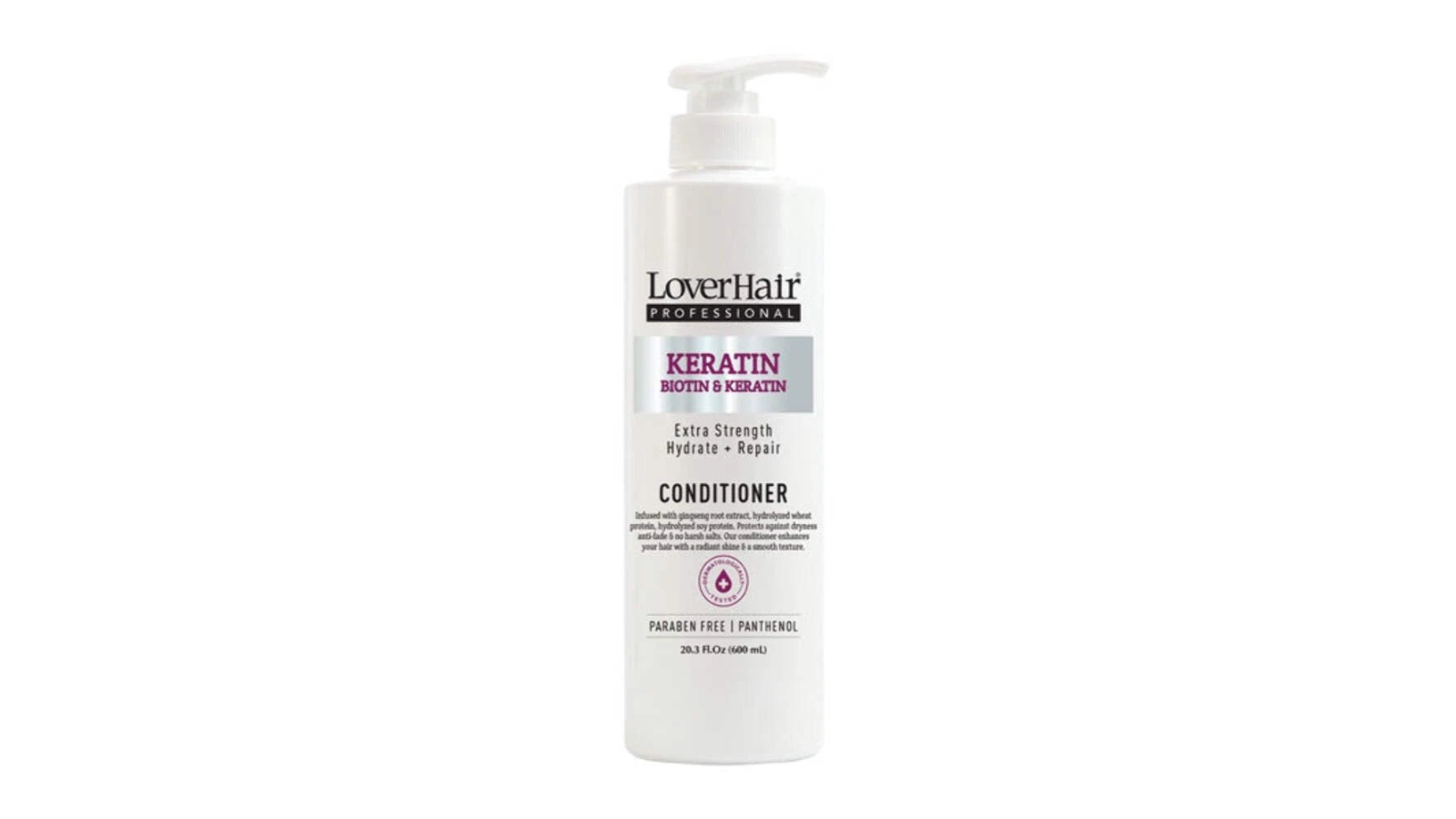 LoverHair Professional Keratin and Biotin Conditioner - 600ml