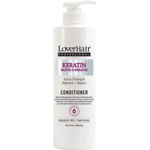 LoverHair Professional Keratin and Biotin Conditioner - 600ml